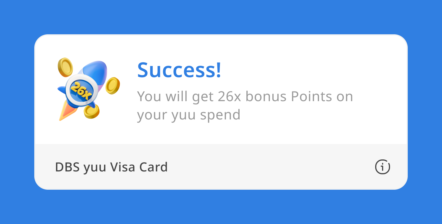 Existing] DBS Progress Tracker — yuu Rewards Club